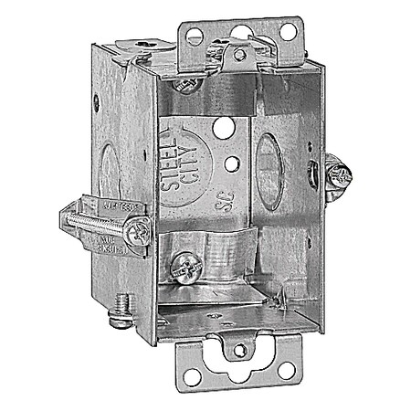 Abb Electrical Box, 12.5 cu. in., Switch, Steel LXWOWC-20R